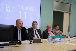 Андрей Арьев, Евгений Волк, Евгений Ясин, Александр Сунгуров