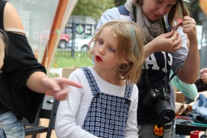 Детская площадка на  фестивале "0стров 90-х" в парке Музеон 