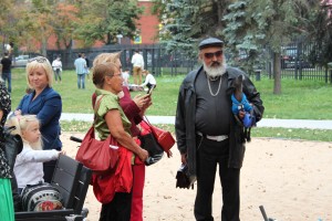 На  фестивале "0стров 90-х" в парке Музеон