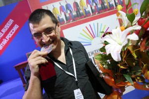 Алехандро Ариэль Гонсалес на вручении переводческой премии  «Читай Россию»