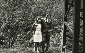 Yeltsin and his wife, Naina, on vacation. Kislovodsk, 1972