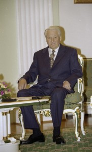 Президент РФ Борис Ельцин дает интервью немецкому журналу «Штерн»