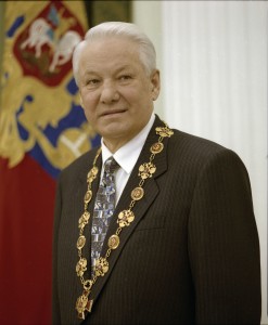 Президент РФ Борис Ельцин в Кремле