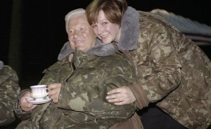 Встреча президента РФ Бориса Ельцина с президентом республики Украина Леонидом Кучмой