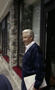 Президент РФ  Борис Ельцин на отдыхе