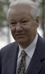 Президент РФ  Борис Ельцин на отдыхе