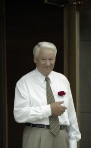 Президент РФ Борис Ельцин на отдыхе