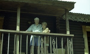 Президент РФ Борис Ельцин на отдыхе