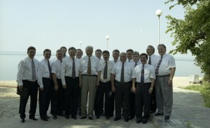 Президент РФ Борис Ельцин на отдыхе