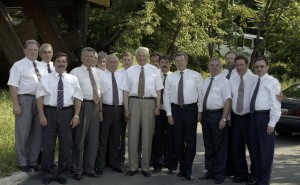 Президент РФ Борис Ельцин на отдыхе