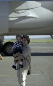 Президент РФ Борис Ельцин на отдыхе