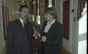 Во время записи радиообращения президента РФ Бориса Ельцина