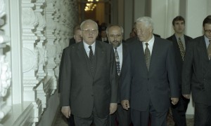 Государственный визит в РФ президента Германии Романа Херцога. Во время встречи