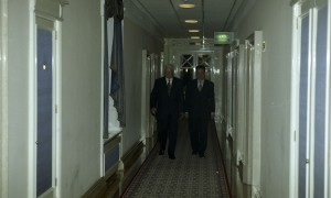 Президент РФ Борис Ельцин во время записи радиообращения