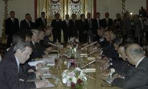 Визит в РФ президента Египта Хосни Мубарака. Во время встречи