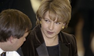 Президент РФ Борис Ельцин на торжественном обеде, посвященном празднованию юбилея 850-летия г. Москвы