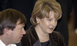 Президент РФ Борис Ельцин на торжественном обеде, посвященном празднованию юбилея 850-летия г. Москвы