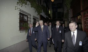 Пребывание президента РФ Бориса Ельцина в г. Страсбурге