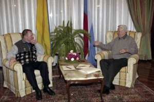 Встреча президента РФ Бориса Ельцина с президентом Украины Леонидом Кучмой