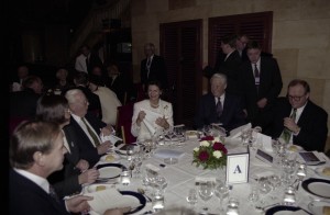 Государственный визит президента РФ Бориса Ельцина в Королевство Швеция. Завтрак от имени Правительства Швеции в Зимнем саду