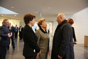 Открытие Ельцин Центра в Екатеринбурге. Татьяна Юмашева, Наина Ельцина, Эдуард Россель