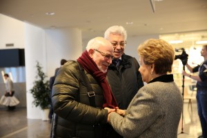 Открытие Ельцин Центра в Екатеринбурге. Михаил Федотов, Юрий Батурин, Наина Ельцина