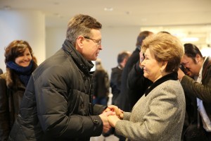 Открытие Ельцин Центра в Екатеринбурге. Сергей Медведев и Наина Ельцина