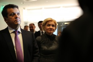 Открытие Ельцин Центра в Екатеринбурге. Ольга Голодец (в центре)