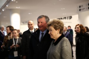 Открытие Ельцин Центра в Екатеринбурге. Игорь Сечин и Наина Ельцина