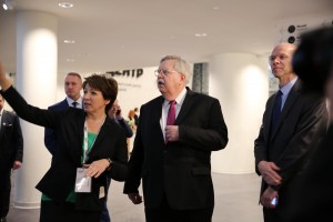 Открытие Ельцин Центра в Екатеринбурге. Татьяна Юмашева и Джон Теффт