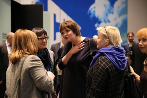 Открытие Ельцин Центра в Екатеринбурге. Ирина Петровская, Авдотья Смирнова, Ольга Романова