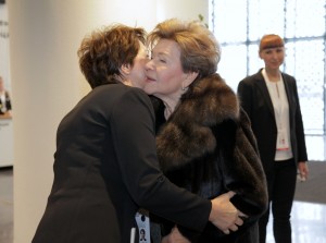 Церемония открытия Ельцин Центра в Екатеринбурге. Татьяна Юмашева и Наина Ельцина