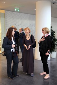 Церемония открытия Ельцин Центра в Екатеринбурге. Елена Копылова, Людмила Телень, Ирина Евдокимова