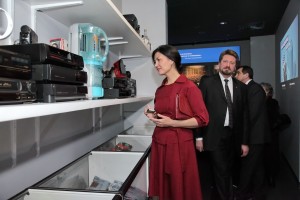 Церемония открытия Ельцин Центра в Екатеринбурге. Эльмира Туканова, Алексей Бадаев