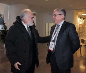 Церемония открытия Ельцин Центра в Екатеринбурге. Ральф Аппельбаум, Александр Дроздов