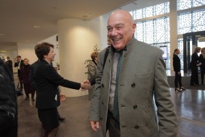 Церемония открытия Ельцин Центра в Екатеринбурге. Владимир Познер, Татьяна Юмашева (на втором плане)