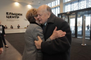 Церемония открытия Ельцин Центра в Екатеринбурге. Наина Ельцина, Станислав Шушкевич