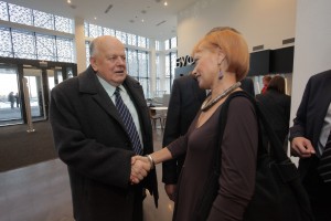 Церемония открытия Ельцин Центра в Екатеринбурге. Станислав Шушкевич, Людмила Телень