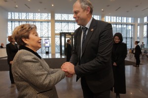 Церемония открытия Ельцин Центра в Екатеринбурге. Наина Ельцина