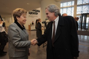 Церемония открытия Ельцин Центра в Екатеринбурге. Наина Ельцина