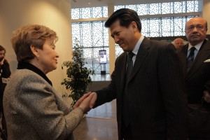 Церемония открытия Ельцин Центра в Екатеринбурге. Наина Ельцина