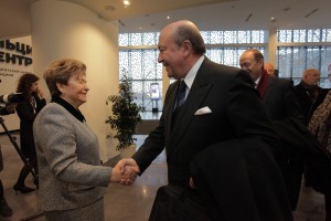 Церемония открытия Ельцин Центра в Екатеринбурге. Наина Ельцина, Игорь Иванов