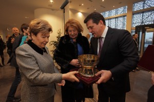 Церемония открытия Ельцин Центра в Екатеринбурге. Наина Ельцина