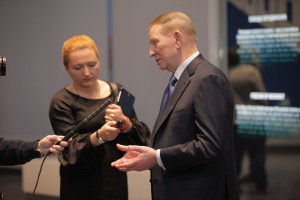 Церемония открытия Ельцин Центра в Екатеринбурге. Леонид Кучма