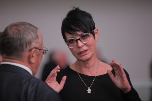 Церемония открытия Ельцин Центра в Екатеринбурге. Ирина Хакамада