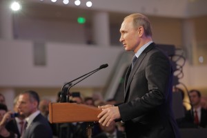 Церемония открытия Ельцин Центра в Екатеринбурге. Владимир Путин