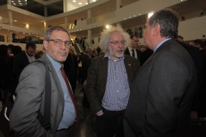 Церемония открытия Ельцин Центра в Екатеринбурге. Михаил Леонтьев, Алексей Венедиктов, Игорь Сечин