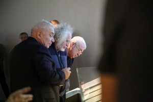 Виталий Мелик-Карамов, Алексей Венедиктов, Михаил Гусман в Музее Бориса Ельцина