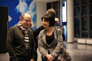 Вадим Науменко и Татьяна Миткова в Зале Свободы Музея Бориса Ельцина