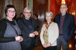 Татьяна Руди, Евгений Водолазкин, Мариан Шварц и Леонид Юзефович на Русской литературной неделе